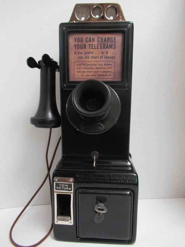 GRAY 50K MULTI-COIN PREPAY THREE SLOT Payphone