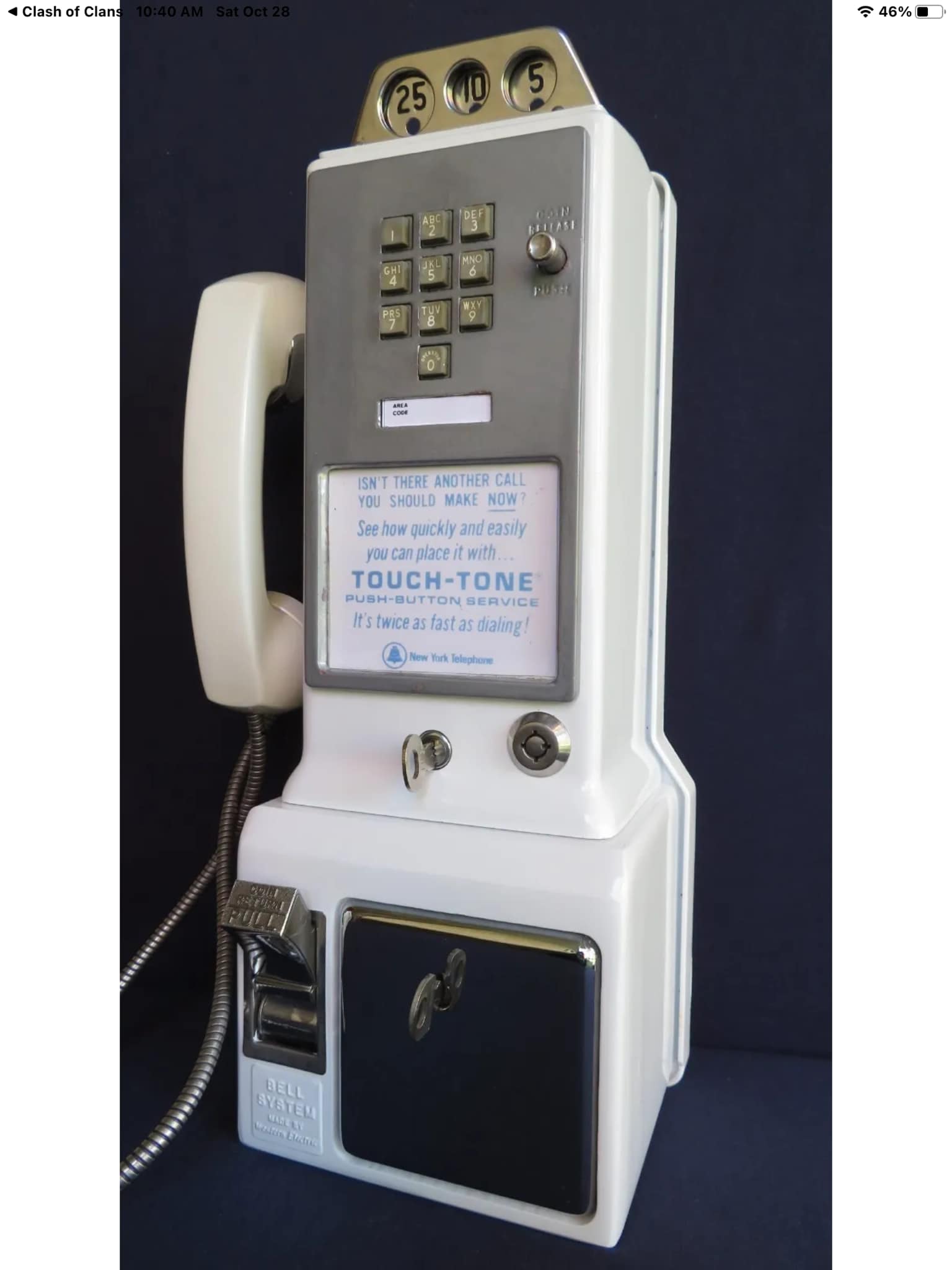 Western Electric 1234G Payphone