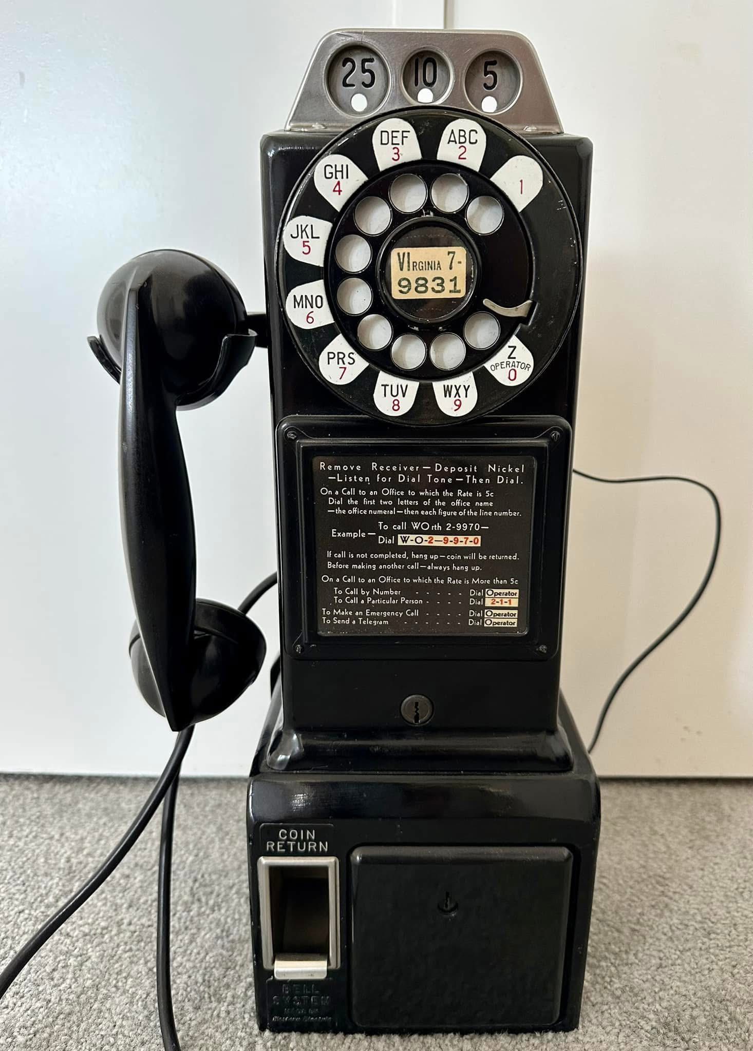 Western Electric 181G Payphone