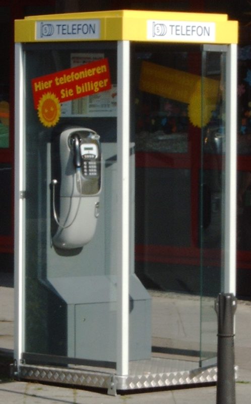 German Phone Booth- Billiger Payphones
