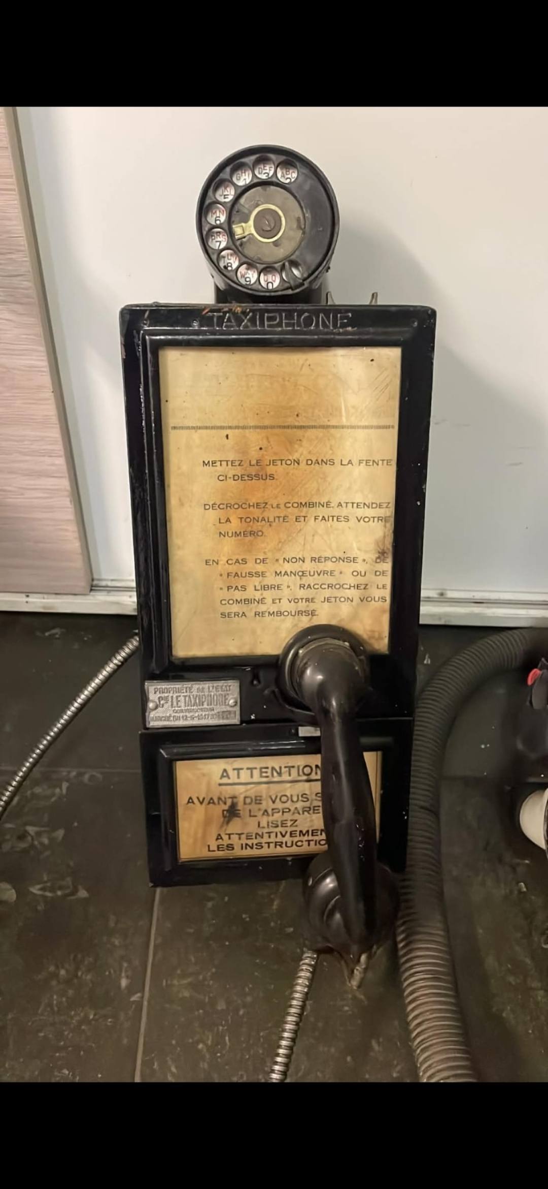 French Payphone- TAXIPHONE PARIS