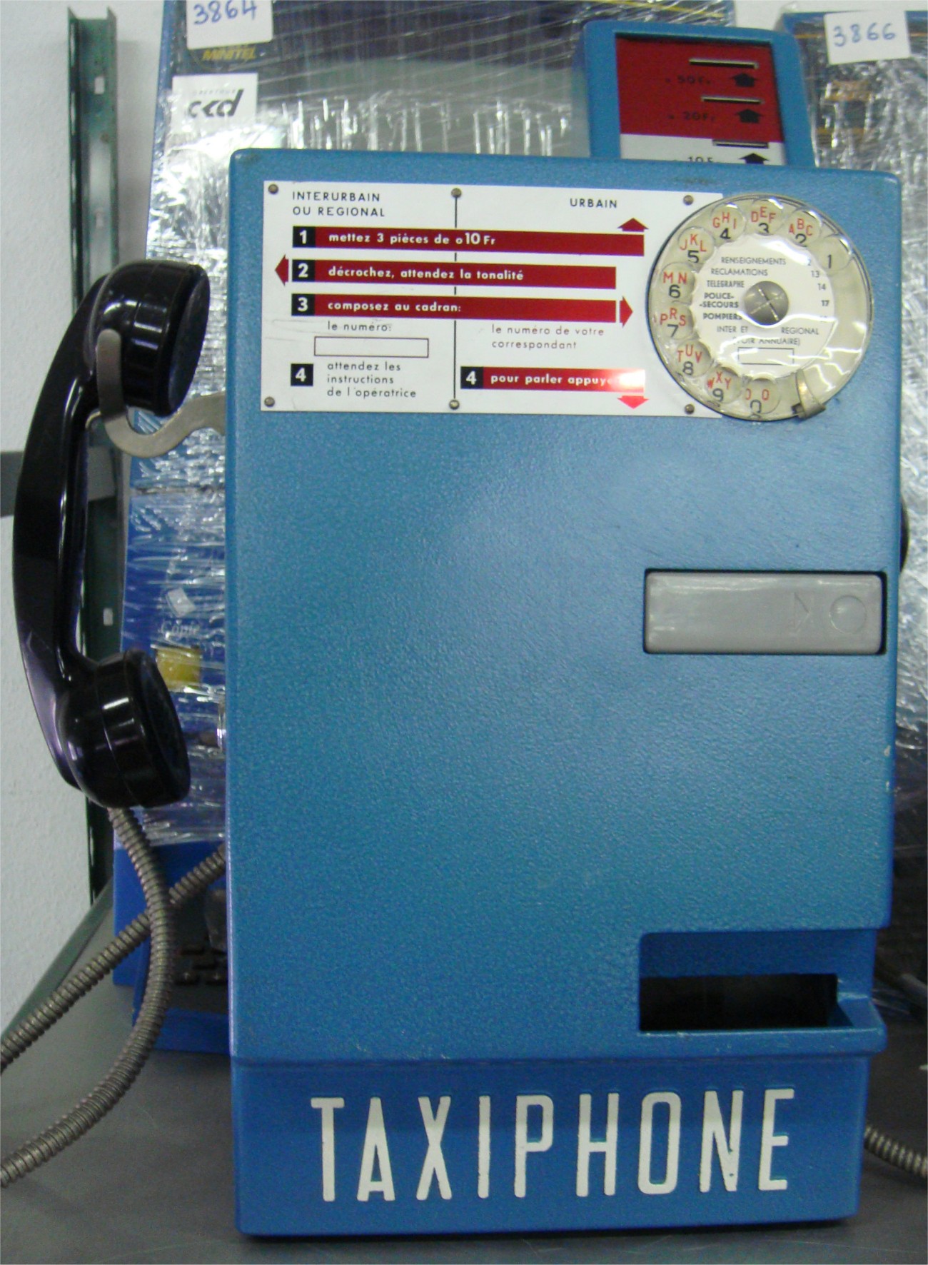 French Payphone- TAXIPHONE Type 400 Urbain