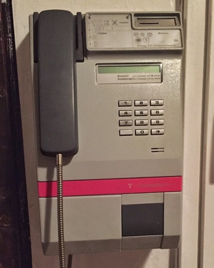 German Payphone- Münzfernsprecher Clubtelefon CT5