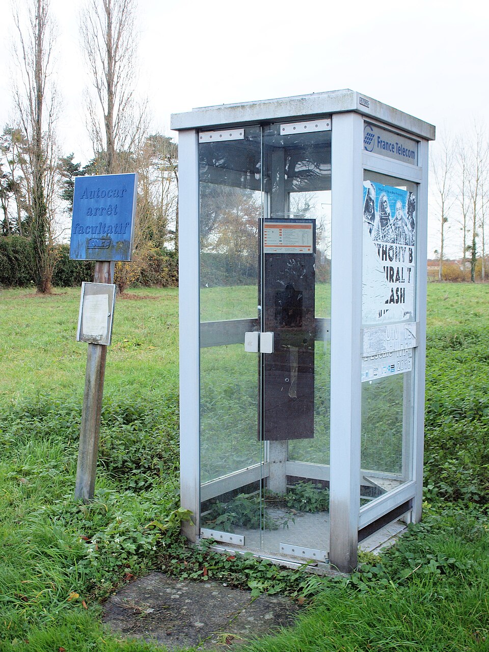 French PHONE BOOTH- Cabine La Parisienne à double portes