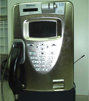 Spanish Payphone- 2000-Teléfono público INFOPYME-puerta-ov