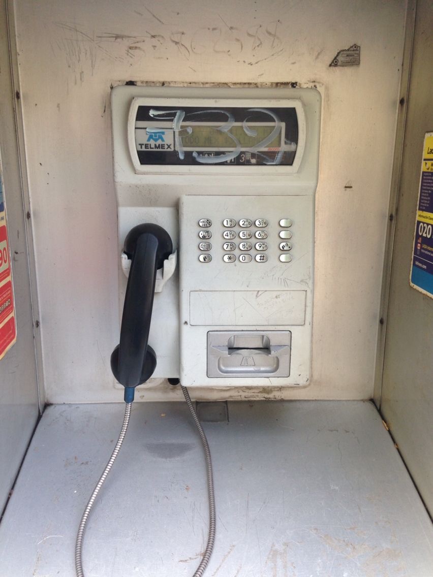 Mexican Payphone- Telmex ASCOM