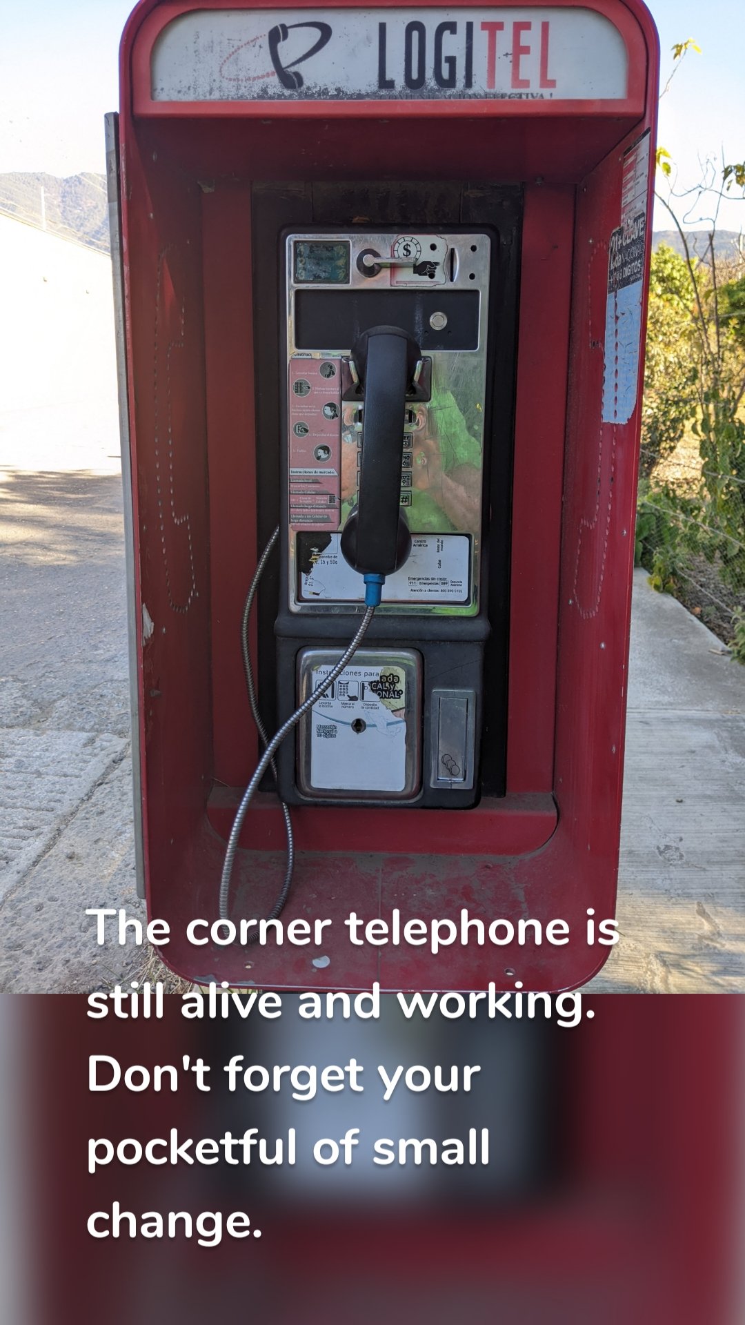Mexican Payphone- Logitel Private Payphone