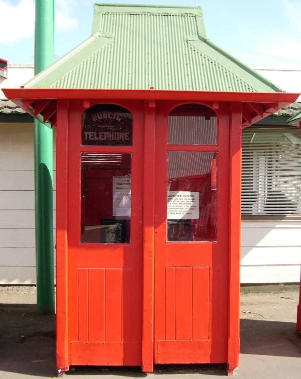 New Zealand phonebooth- Gabled Narrow Kiosk