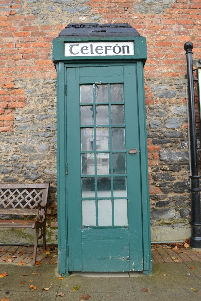 Irish Phonebooth- P&T Concrete Telephone Kiosk