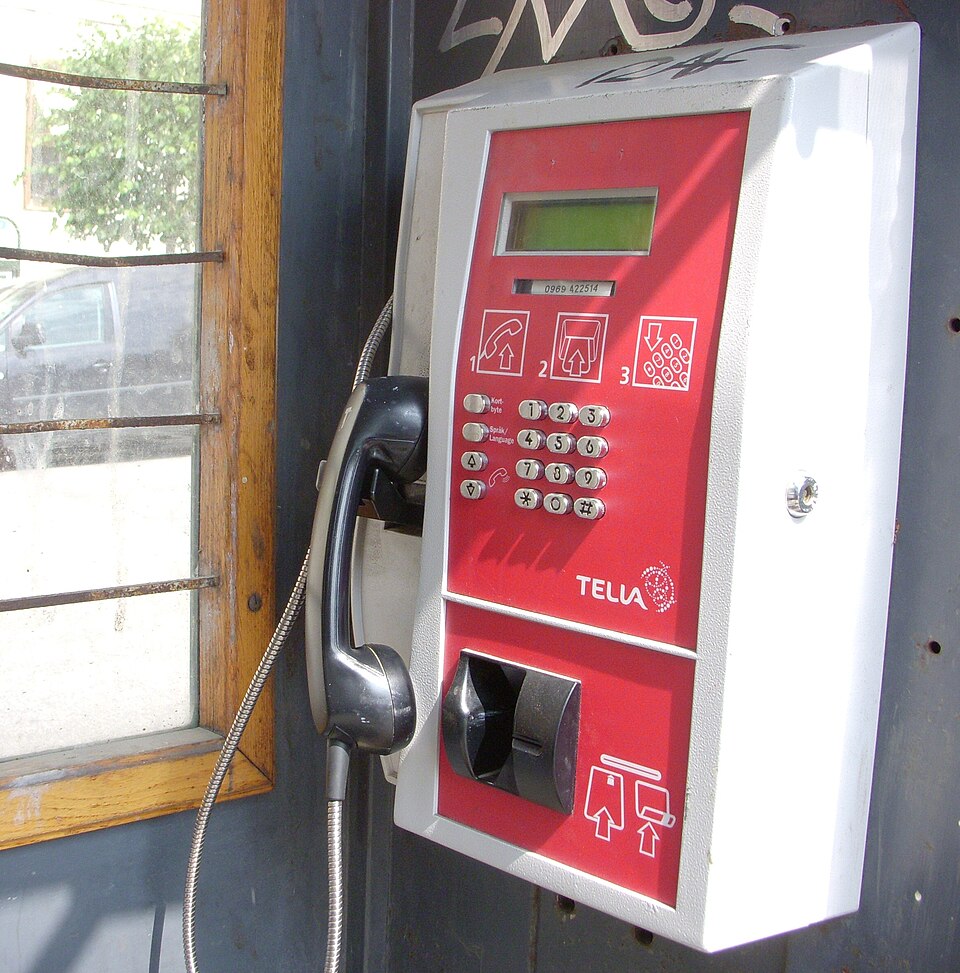 Swedish Payphone- Telia Schlumberger Access 110